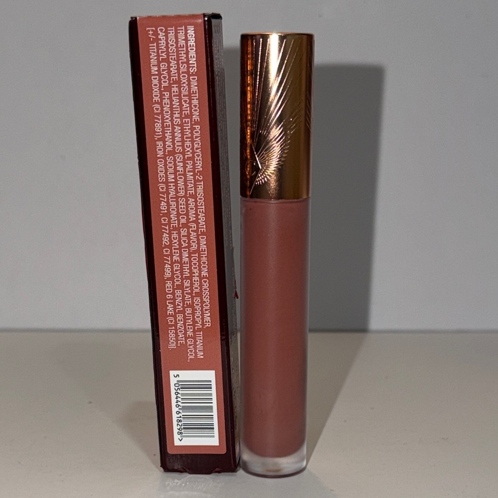 Charlotte Tilbury Airbrush LipBlur Matte Liquid Lipstick/PILLOW TALK MEDIUM NIB! - Picture 9 of 13
